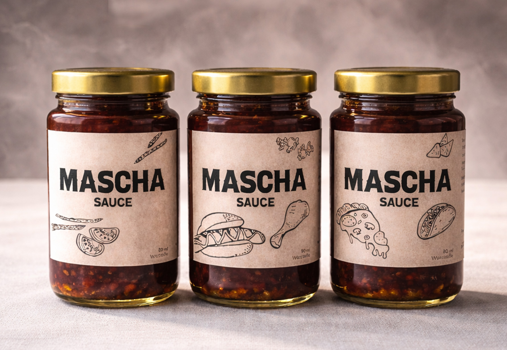 Mascha Sauce — 3 Gläser